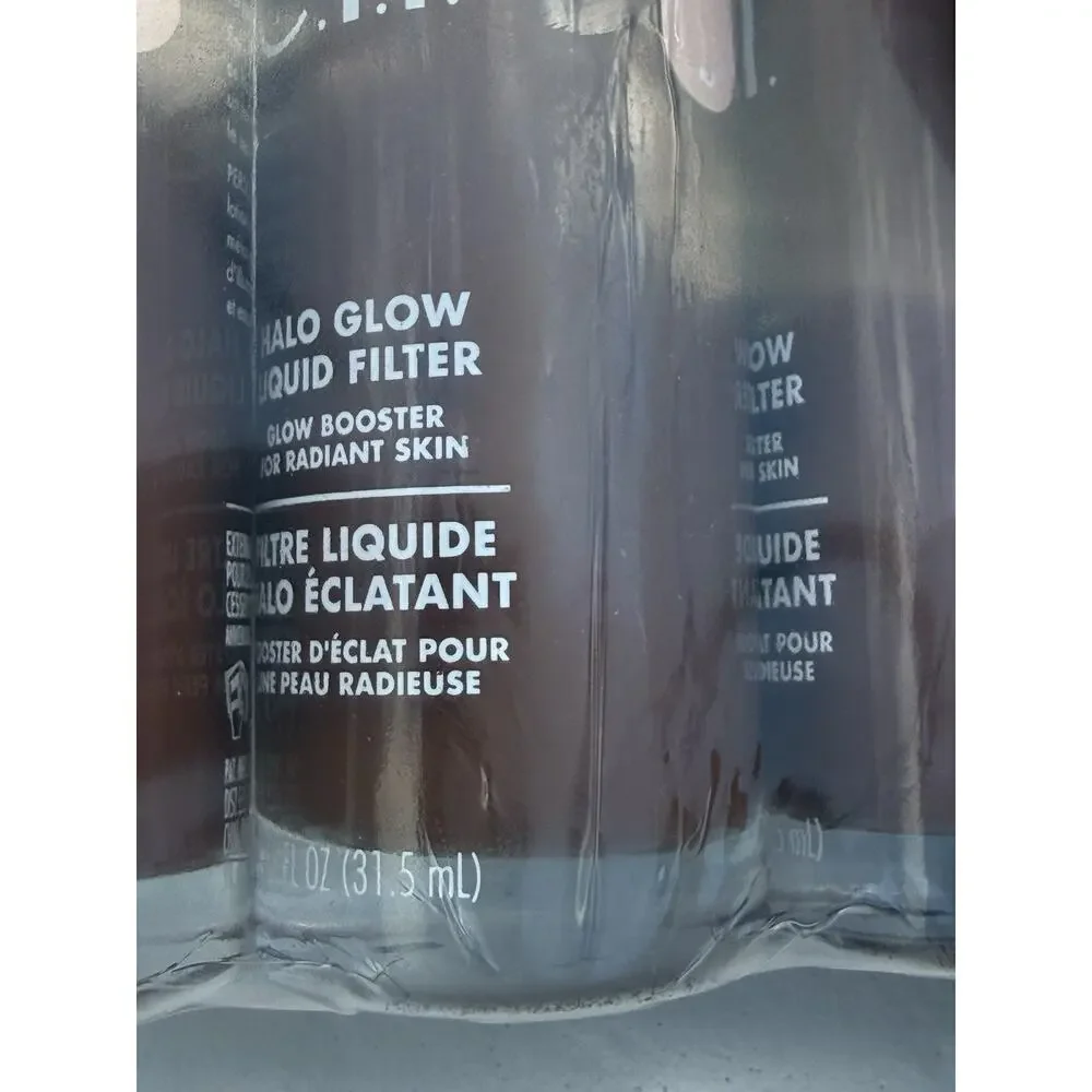 Lot 3 e.l.f. Halo Glow Liquid Filter Shade 8 Rich 1.06 oz Factory Sealed